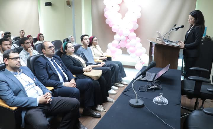 حلوان الأهلية تنظم زيارة ميدانية لمستشفى بهية لطلاب المختبرات الطبية 1 طلاب جامعة حلوان الأهلية