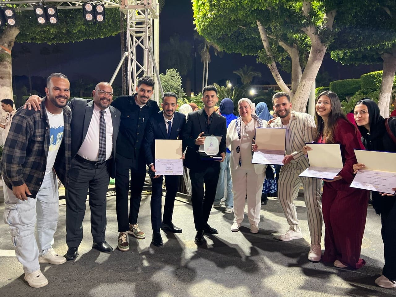 IMG 20250512 WA0024 مصر جامعة سيناء تتألق في ختام مهرجان إبداع 13 وتحصد 5 جوائز مرموقة موقع في الجامعة