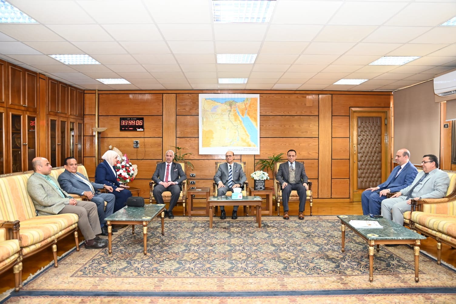 جامعة أسيوط تبحث التعاون المشترك مع هيئة النيابة الإدارية