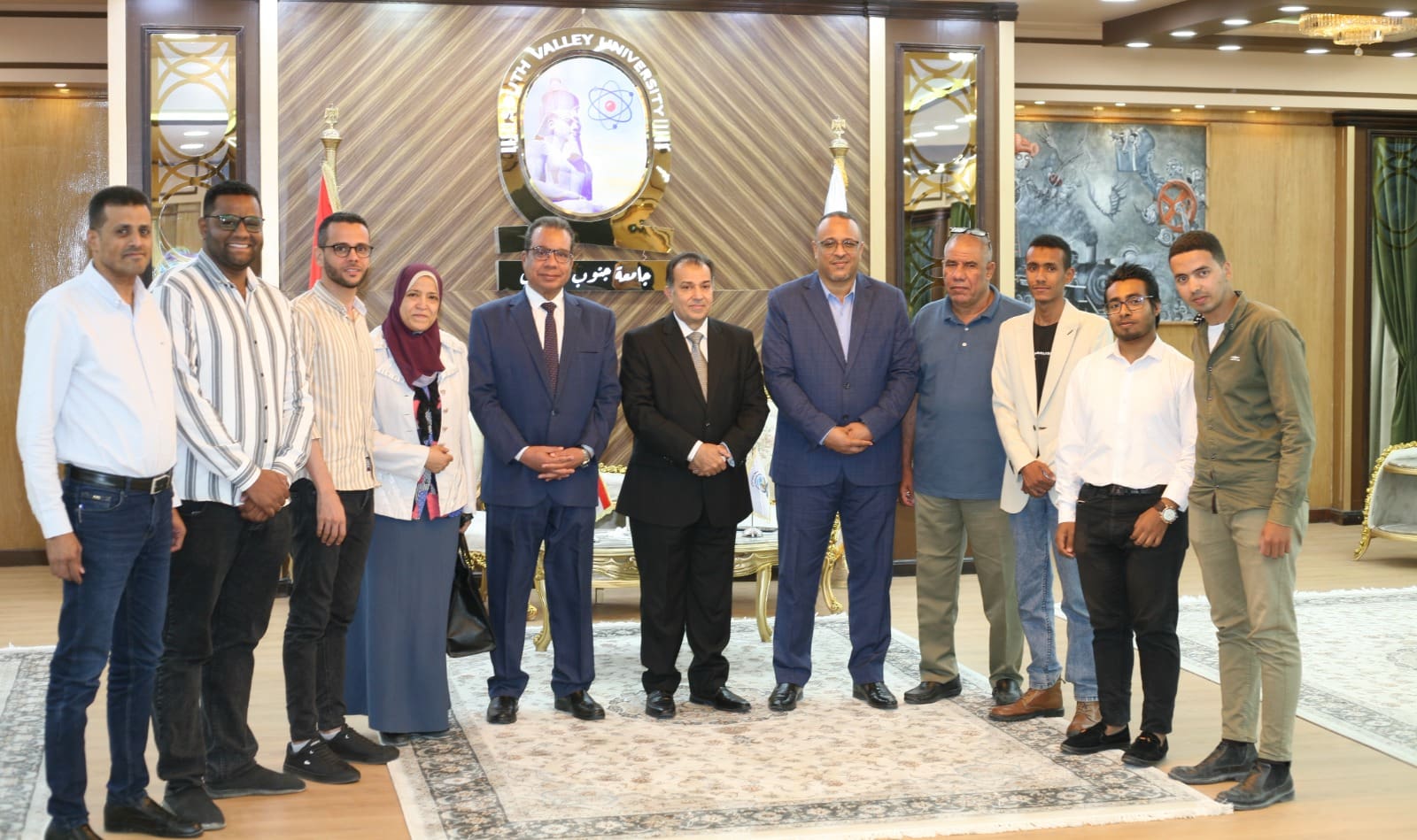 IMG 20250528 WA0014 باقتراح من طلاب التربية النوعية .. جامعة جنوب الوادي تدرس نظام "التسجيل الإلكتروني" موقع في الجامعة