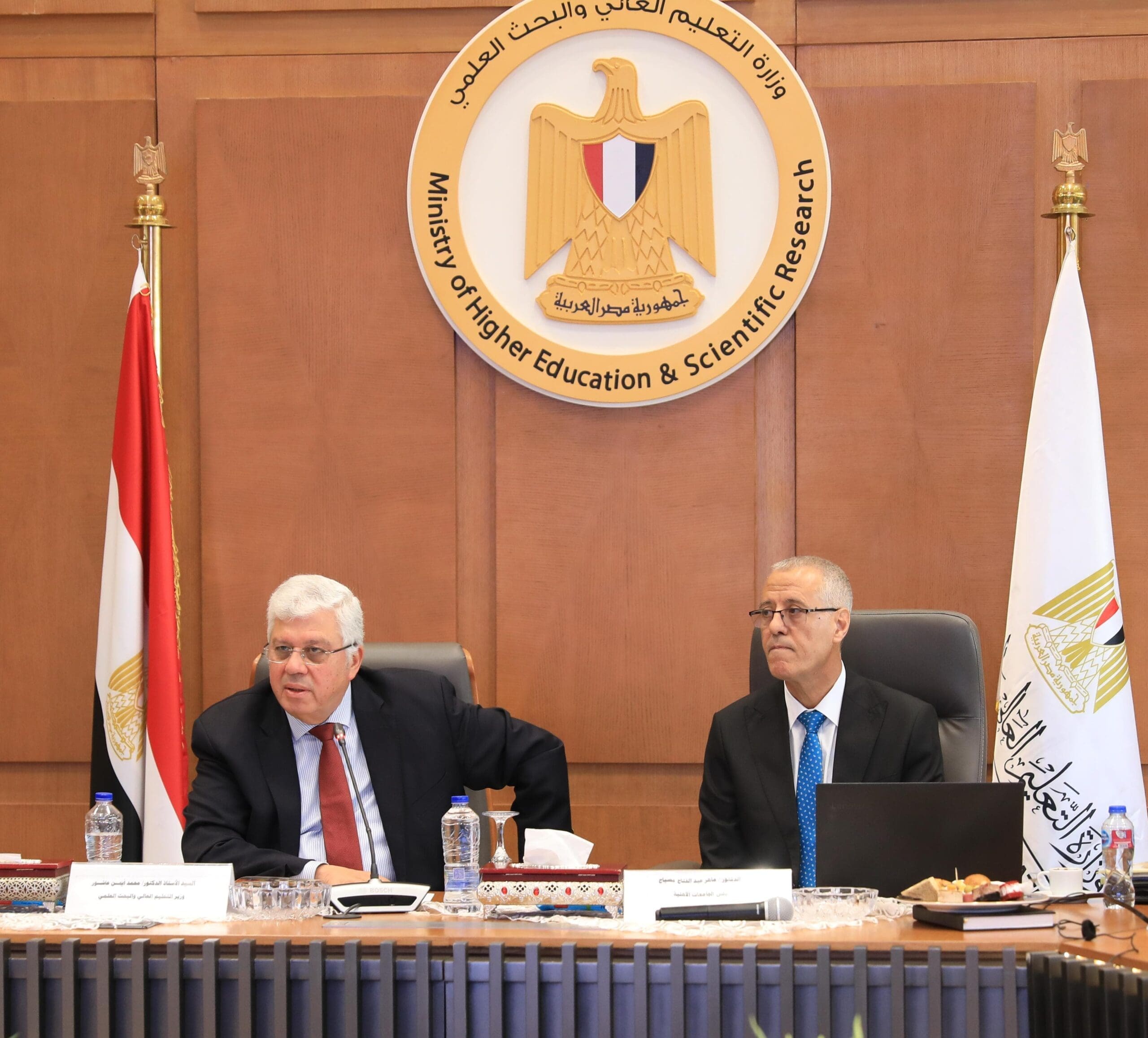 IMG 20250528 WA0018 scaled مصروفات وزير التعليم العالي يوجه بسرعة إعلان نتائج امتحانات الجامعات الأهلية موقع في الجامعة