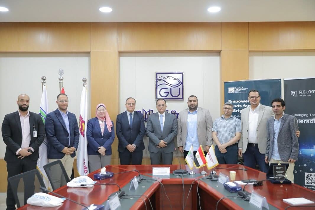 IMG 0538 الجلالة جامعة الجلالة توقع مذكرة تفاهم مع شركة "رولوجي" للتكنولوجيا الطبية موقع في الجامعة