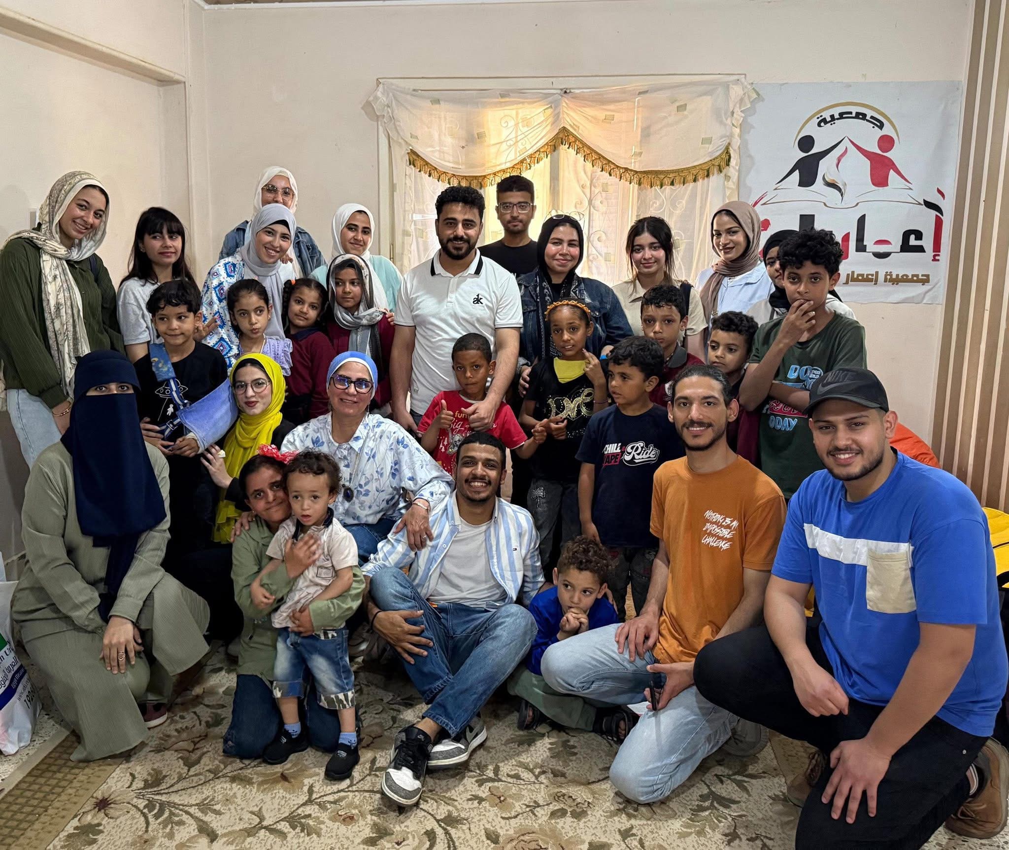 IMG 9467 الأكاديمي المجلس الطلابي بالجامعة العربية المفتوحة بمصر ينظم زيارة إلى دار أيتام بمدينة الشروق احتفالًا بيوم اليتيم موقع في الجامعة