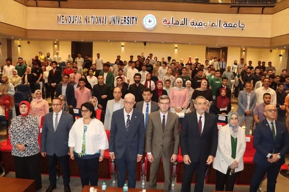 القاصد يشهد حفل ختام الأنشطة الطلابية بجامعة المنوفية الأهلية ويكرم المتميزين