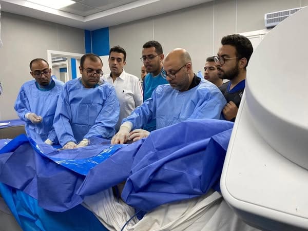 إنقاذ حياة مريضة مصابة بجلطة مخية حادة بتدخل دقيق وعاجل بمستشفيات جامعة المنوفية 7 إنقاذ حياة مريضة مصابة بجلطة مخية حادة بتدخل دقيق وعاجل بمستشفيات جامعة المنوفية