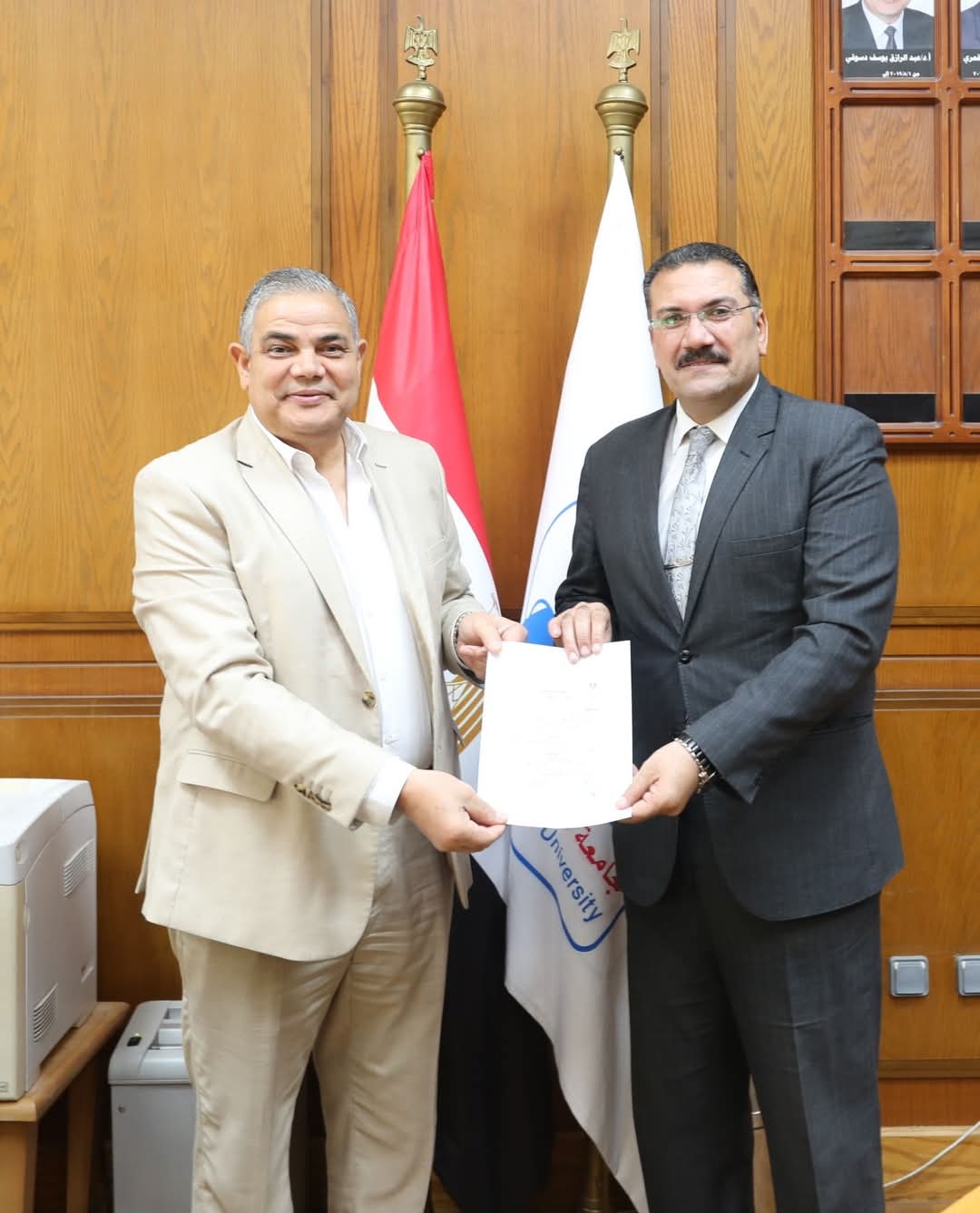 FB IMG 1749030867460 جامعة رئيس جامعة كفر الشيخ يعلن صدور القرار الجمهورى بتعيين الدكتور رشدي العدوي عميدا لكلية الزارعة موقع في الجامعة
