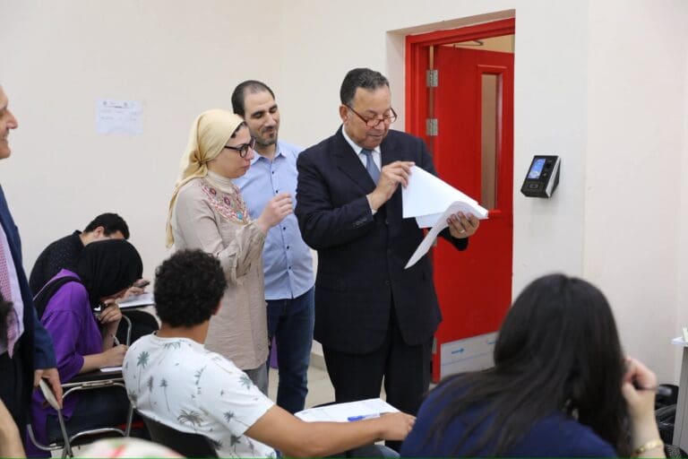 رئيس جامعة المنصورة الجديدة يتفقد لجان امتحانات الفصل الدراسي الثاني 14 FB IMG 1750249403395 جامعة بنها رئيس جامعة المنصورة الجديدة يتفقد لجان امتحانات الفصل الدراسي الثاني موقع في الجامعة
