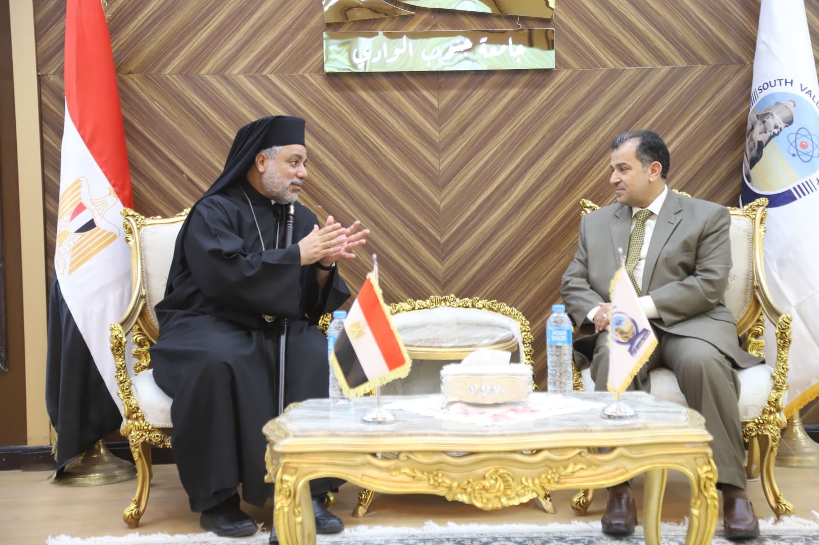 IMG 20250611 WA0047 الوزراء "رسالة محبة ووحدة وطنية".. الكنيسة الكاثوليكية في ضيافة جامعة جنوب الوادي موقع في الجامعة