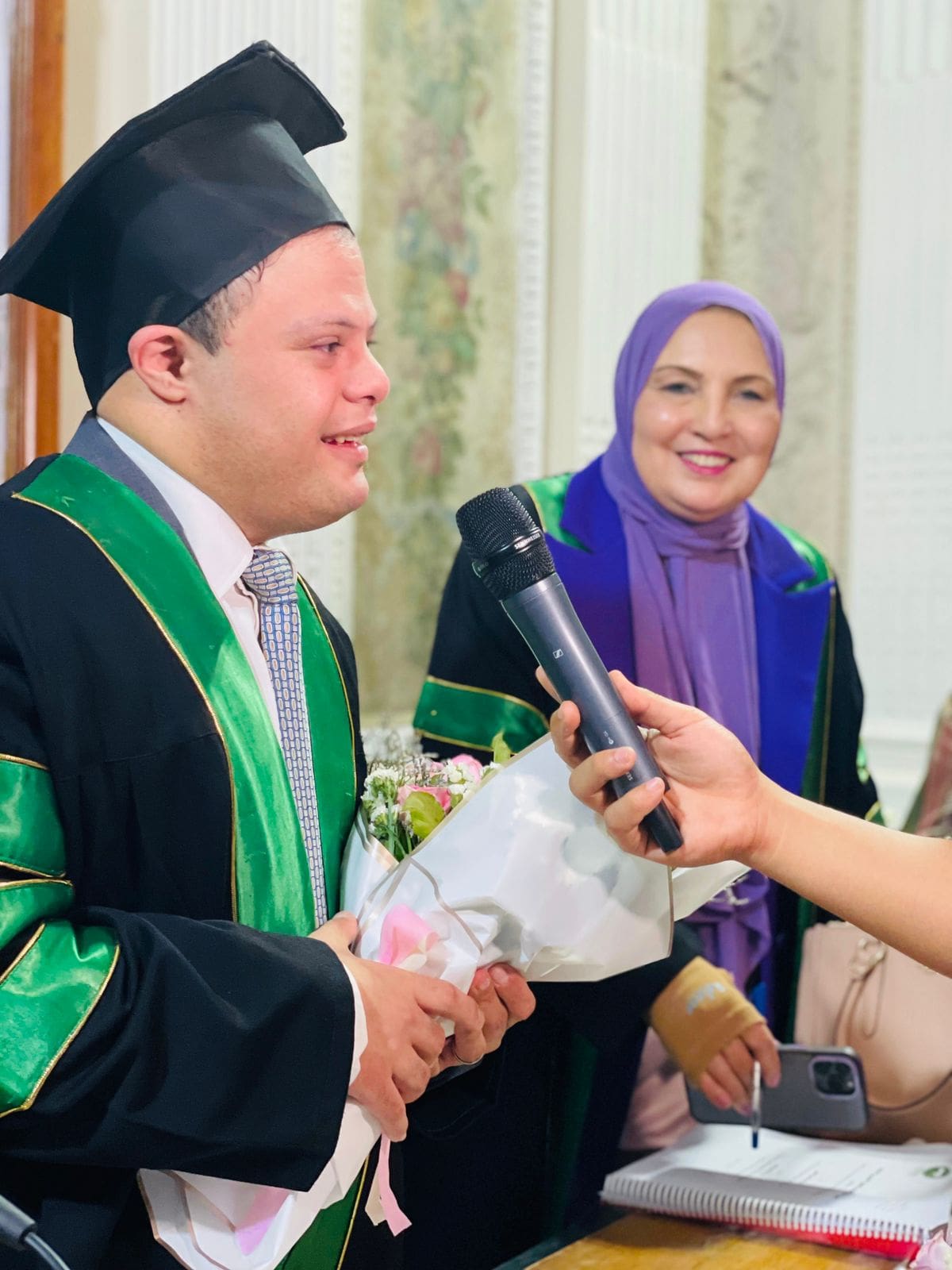 إبراهيم الخولي.. أول معيد من القادرون باختلاف يحصد الماجستير بامتياز وبطل عالمي في التنس