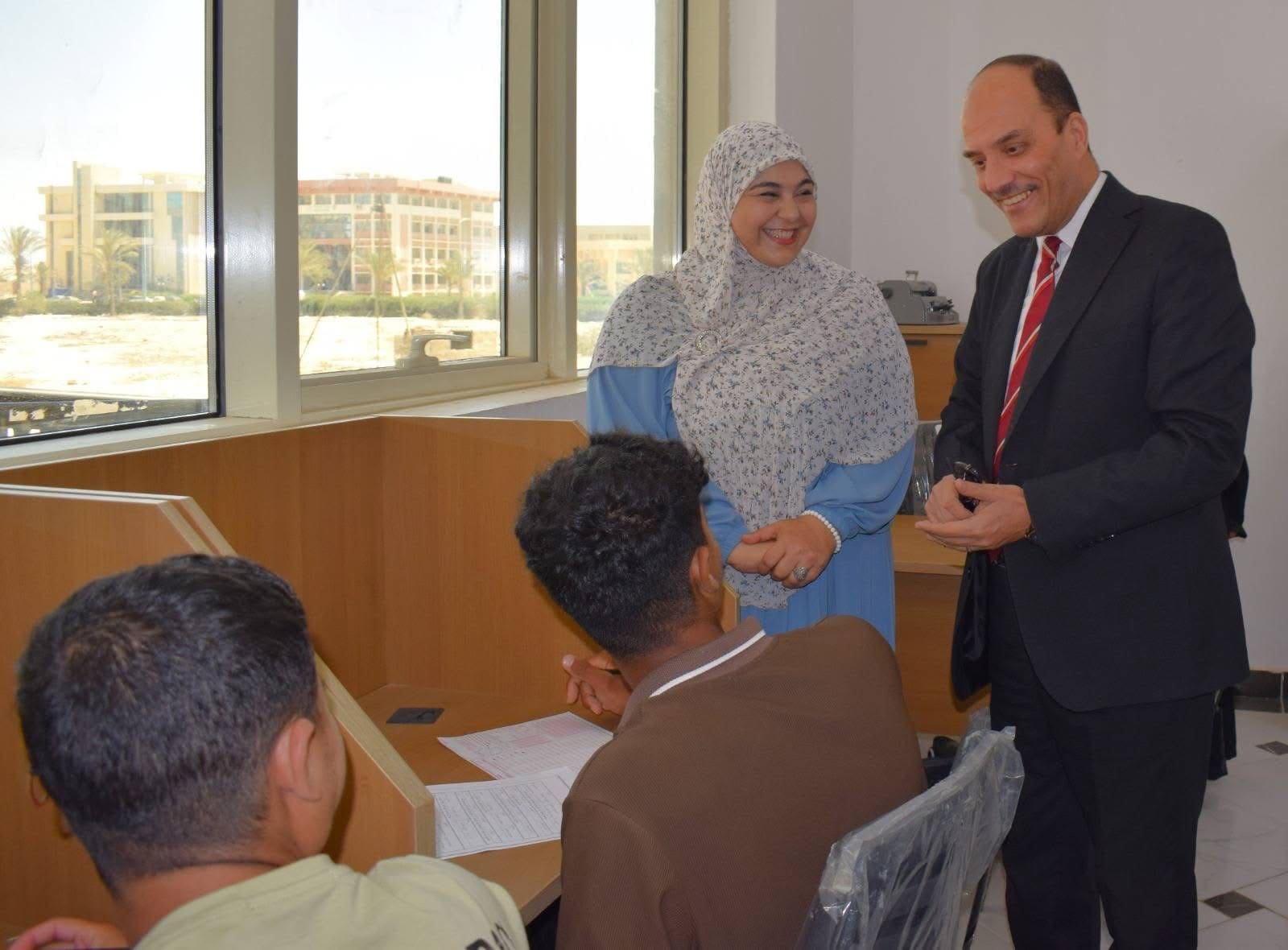 IMG 1216 جامعة جامعة العريش تخصص مقر ولجنة خاصة لامتحانات الطلاب ذوي الهمم بمركز خدمة الطلاب ذوي الإعاقة موقع في الجامعة