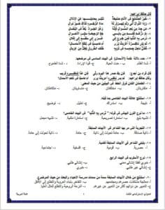 لطلاب الثانوية العامة 2025.. 11 سؤالا تلخص النصوص بمادة اللغة العربية 3 لطلاب الثانوية العامة 2025.. أفضل 11 سؤال في النصوص