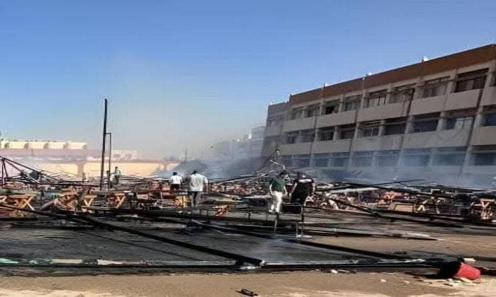 بعد حريق بخيمة الامتحانات.. نقل لجان امتحانات كلية علوم الرياضة بمدينة السادات 1 elaosboa49523 حريق بعد حريق بخيمة الامتحانات.. نقل لجان امتحانات كلية علوم الرياضة بمدينة السادات موقع في الجامعة