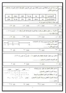 تشابه الامتحان.. الخلاصة في مادة الإحصاء لطلاب الثانوية 2025 4 1751879164795 الخلاصة تشابه الامتحان.. الخلاصة في مادة الإحصاء لطلاب الثانوية 2025 موقع في الجامعة