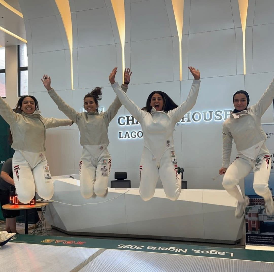 جامعة القاهرة تحقق إنجازًا تاريخيًا في بطولة إفريقيا لسلاح السيف - نيجيريا 2025 1 FB IMG 1751628212730 جامعة جامعة القاهرة تحقق إنجازًا تاريخيًا في بطولة إفريقيا لسلاح السيف - نيجيريا 2025 موقع في الجامعة