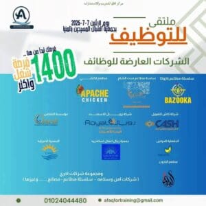 محافظ المنيا يُطلق مبادرة "إعداد الشباب لسوق العمل" لتأهيل 1000 شاب وفتاة 2 مبادرة إعداد الشباب لسوق العمل لتأهيل 1000 شاب وفتاة بالمنيا