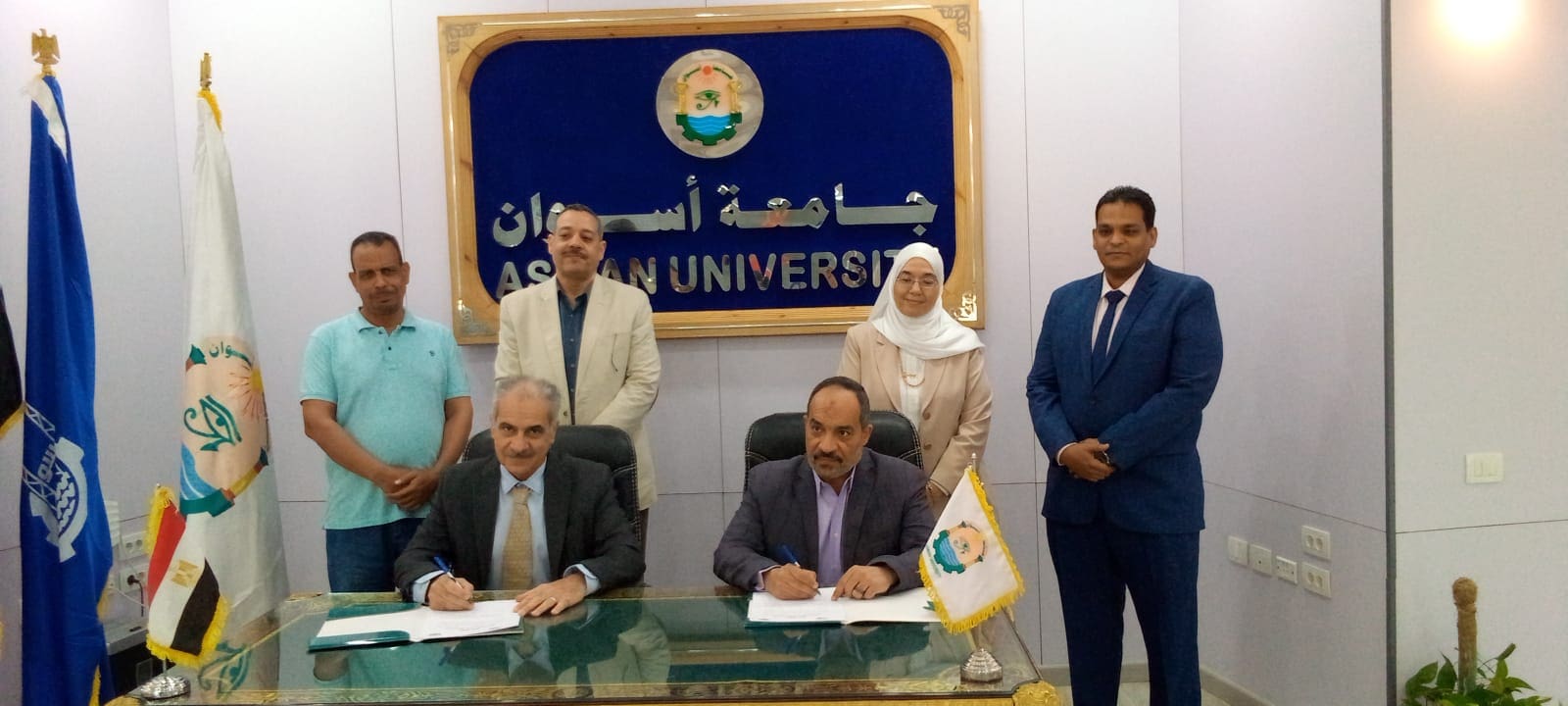 بروتوكول تعاون بين جامعة أسوان وشركة المياه