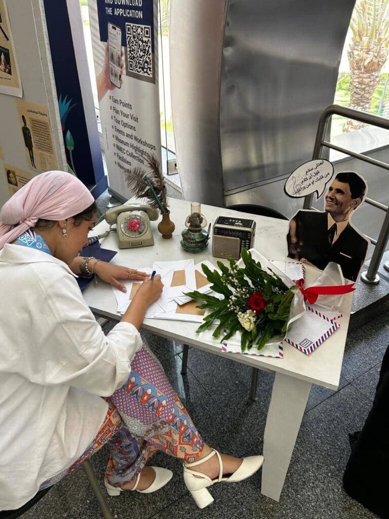 جامعة حلوان تشارك في فعالية ثقافية فنية بالمتحف القومي للحضارة لتعزيز الوعي الأثري والحضاري 14 IMG 20250716 WA0065 نعمان جامعة حلوان تشارك في فعالية ثقافية فنية بالمتحف القومي للحضارة لتعزيز الوعي الأثري والحضاري موقع في الجامعة