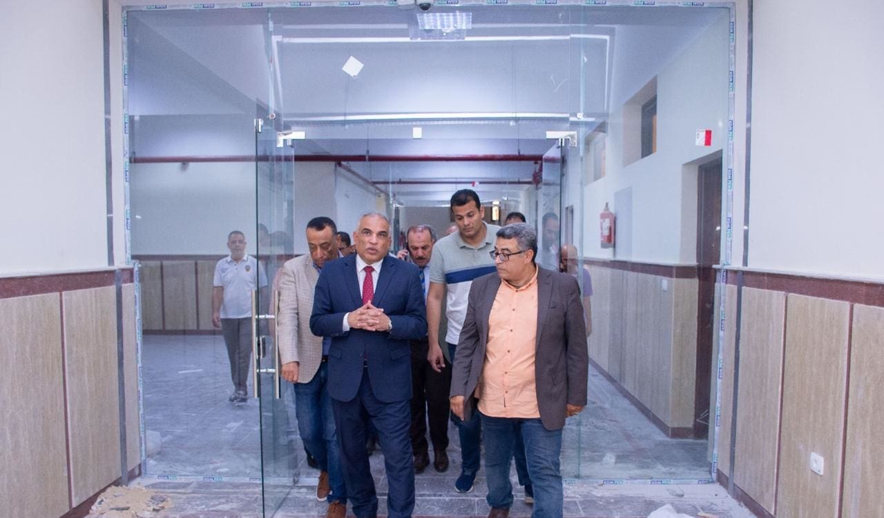 IMG 20250721 WA0080 جامعة طنطا رئيس جامعة طنطا يجري جولة تفقدية شاملة بمقر الجامعة الأهلية موقع في الجامعة