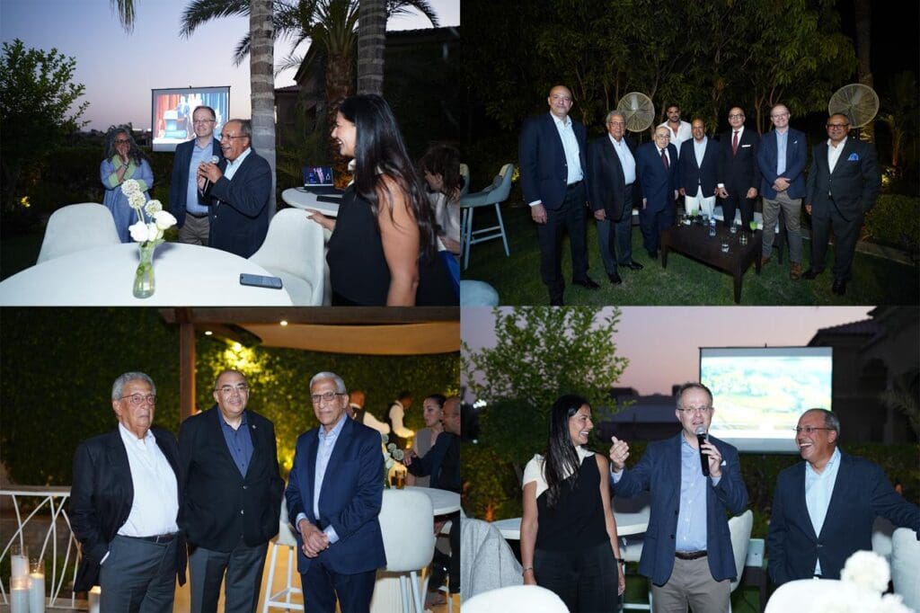 رئيس الجامعة البريطانية في مصر يكرّم السفير جاريث بايلي