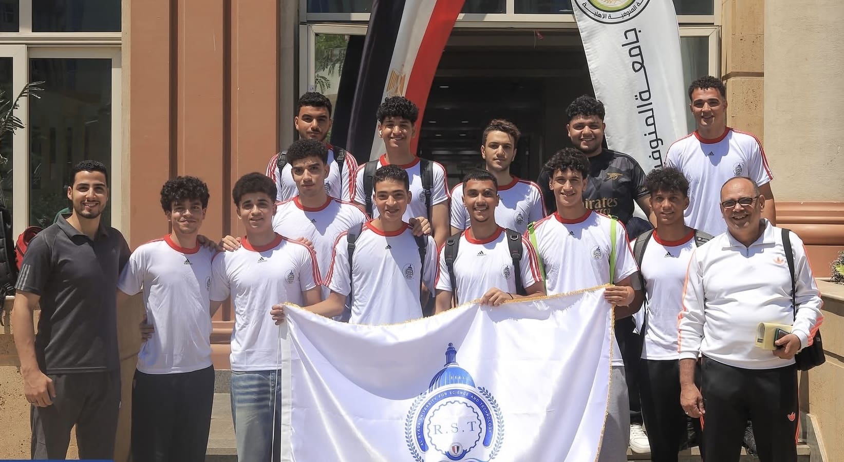 IMG 5428 الريادة مهرجان مشترك بين طلاب جامعة الريادة والمنوفية الأهلية موقع في الجامعة