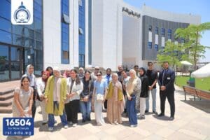 IMG 5793 جامعة الريادة طلاب مدرسة بايونير للغات في زيارة لكليات جامعة الريادة موقع في الجامعة