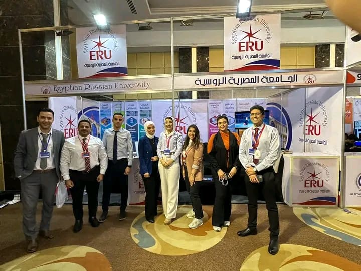 إقبال طلابي كبير على جناح الجامعة المصرية الروسية بملتقى التعليم العالي EDUGATE 1 1754319954900 الجامعة المصرية الروسية إقبال طلابي كبير على جناح الجامعة المصرية الروسية بملتقى التعليم العالي EDUGATE موقع في الجامعة