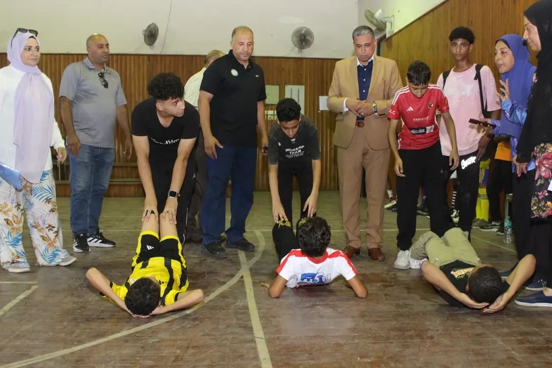 1754735530308 امتحانات وكيل تعليم الجيزة يتابع اختبارات القبول بالمدرسة السعيدية الرياضية الإعدادية موقع في الجامعة
