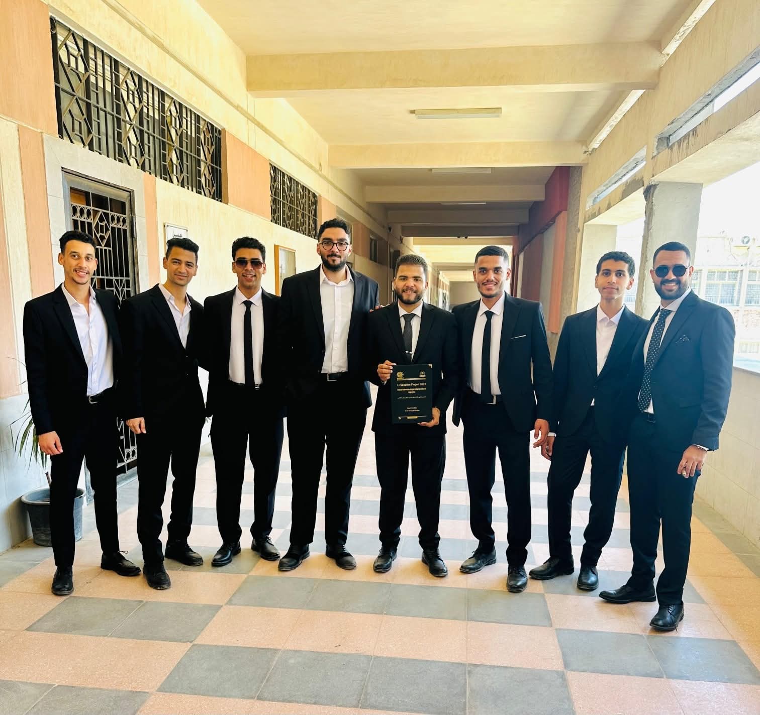 FB IMG 1755156397207 جامعة القاهرة طلاب هندسة جامعة حلوان يبتكرون نظامًا متطورًا لتوليد وتخزين الهيدروجين الأخضر موقع في الجامعة