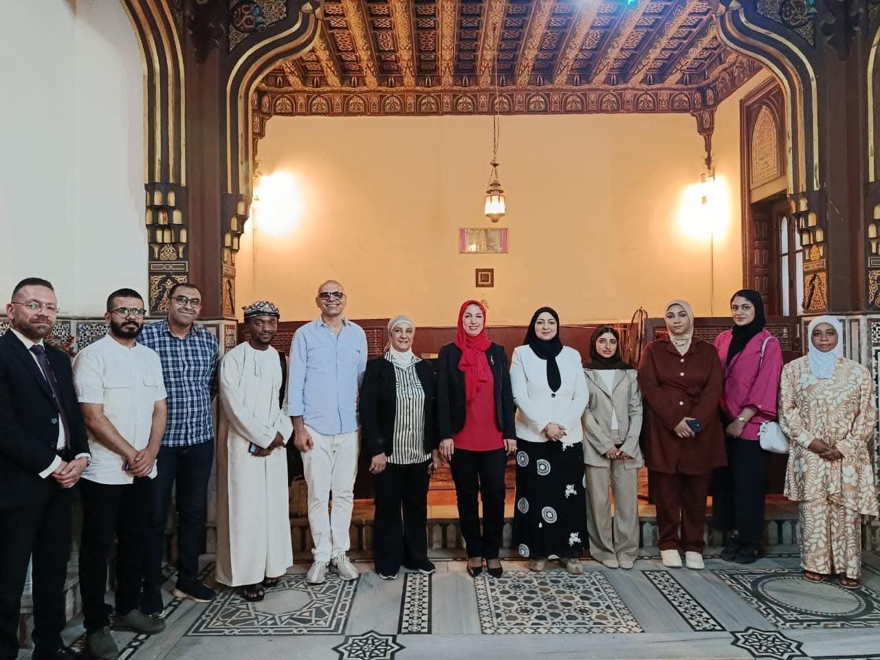 FB IMG 1755158173850 السلطان جامعة حلوان تستضيف طلاب جامعة السلطان قابوس ضمن برنامج Music Art للتبادل الأكاديمي والفني موقع في الجامعة
