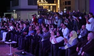 FB IMG 1755858862192 جامعة الأكاديمية العربية تختتم قمة الإبداع الإعلامي بالعلمين بتكريم نجوم الفن والإعلام موقع في الجامعة
