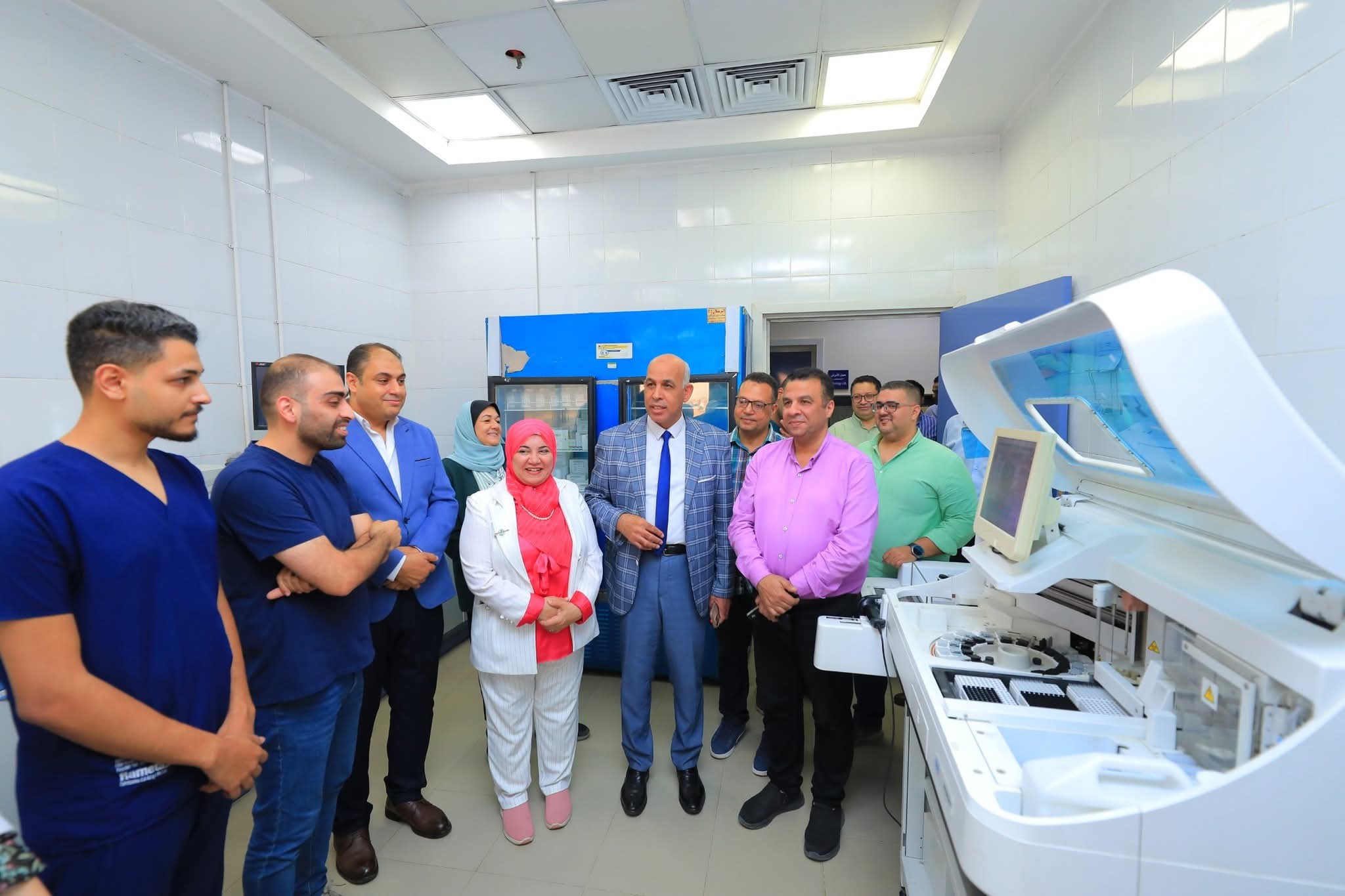 FB IMG 1756642356753 جامعة كفر الشيخ رئيس جامعة كفر الشيخ يتفقد الخدمات الطبية بالمستشفى الجامعي موقع في الجامعة