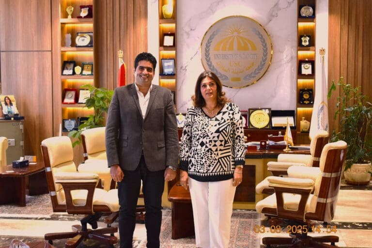 IMG 20250803 WA0027 التعليم جامعة مدينة السادات وجامعة مانشستر تحققان اكتشافًا أثريًا بارزًا بتل فرعون بالشرقية موقع في الجامعة