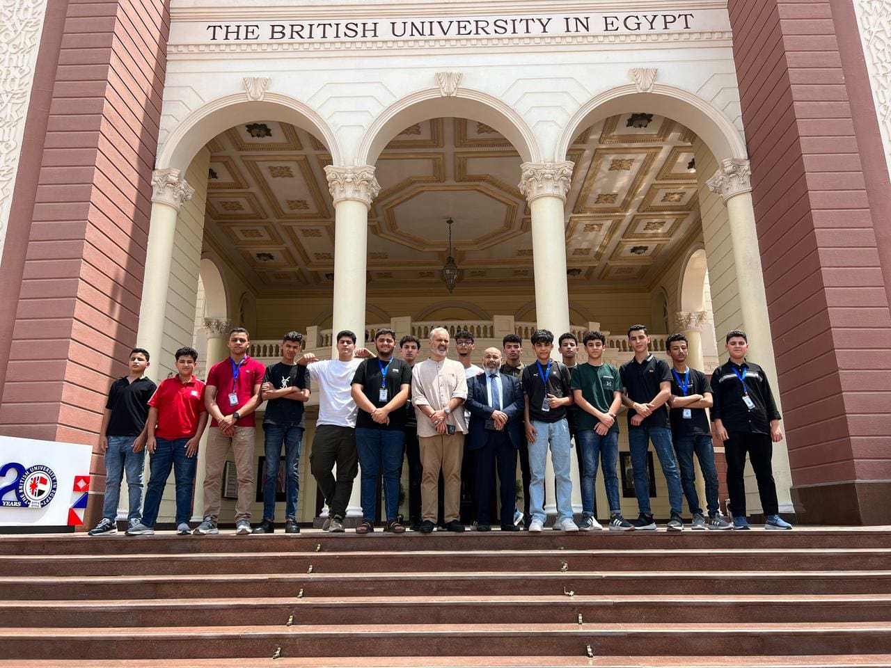 IMG 20250813 WA0066 جامعة الجامعة البريطانية تستقبل الملحق الثقافي والأكاديمي بالسفارة الليبية لتعزيز التعاون المشترك - صور موقع في الجامعة