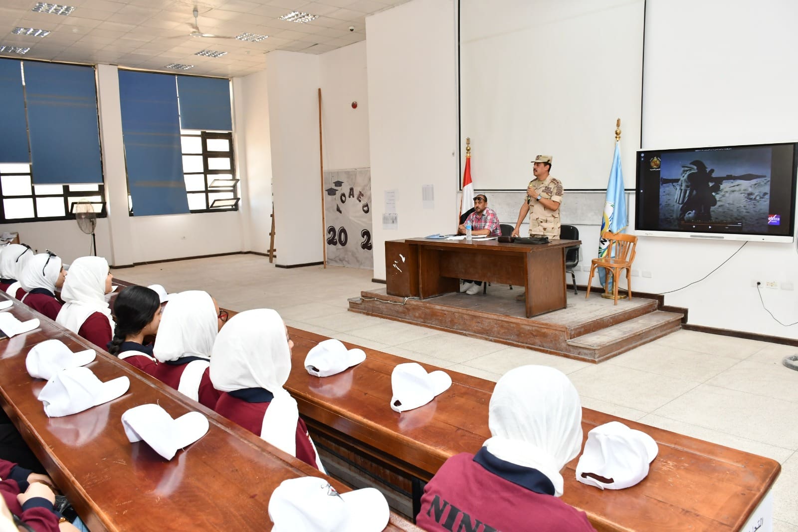 IMG 20250816 WA0030 جامعة سوهاج بمشاركة 340 طالبة.. جامعة الإسماعيلية الأهلية تختتم أولى دورات التربية العسكرية موقع في الجامعة