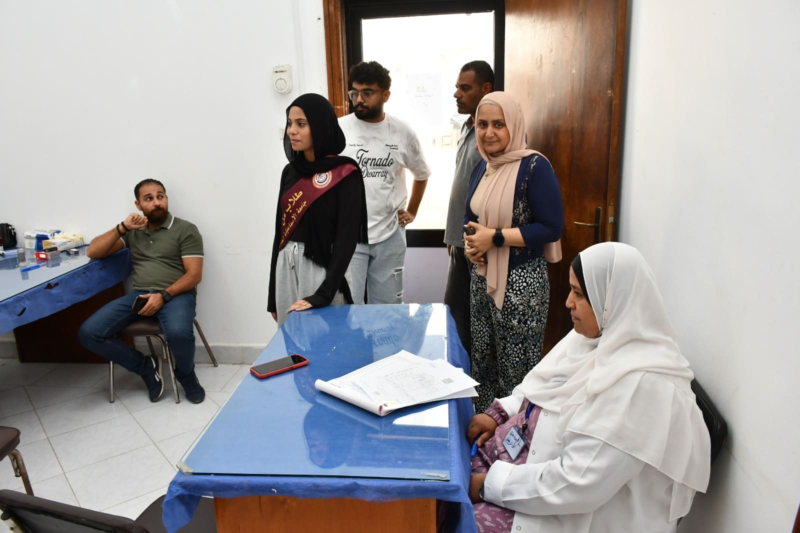IMG 20250820 WA0014 الإسماعيلية الجديدة الأهلية جامعة الإسماعيلية الجديدة الأهلية تبدأ الكشف الطبي لطلابها الجدد موقع في الجامعة