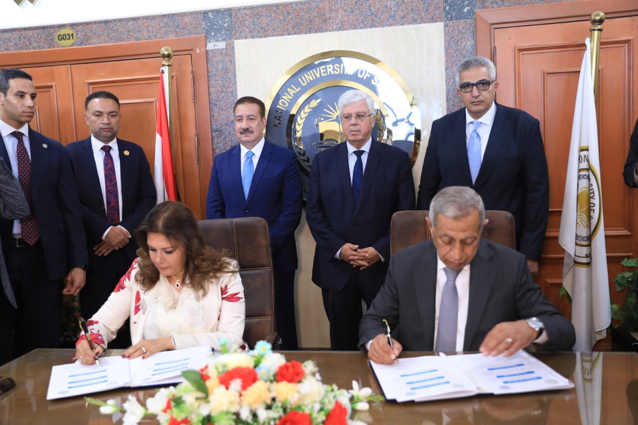 IMG 20250830 WA0091 جامعة مدينة السادات الأهلية وزير التعليم العالي ومحافظ المنوفية ورئيس جامعة مدينة السادات يفتتحون مقر جامعة مدينة السادات الأهلية موقع في الجامعة