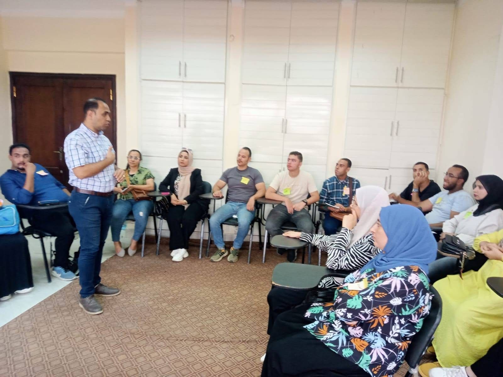 IMG 8011 شباب مصر المزدهر الإعداد لبرنامج "شباب مصر المزدهر" بجامعة الفيوم موقع في الجامعة