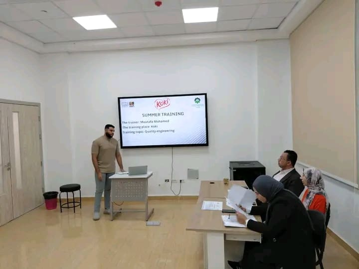 1758743514791 جامعة طلاب جامعة طيبة التكنولوجية يعرضون خبراتهم بعد 6 أسابيع تدريب ميداني موقع في الجامعة