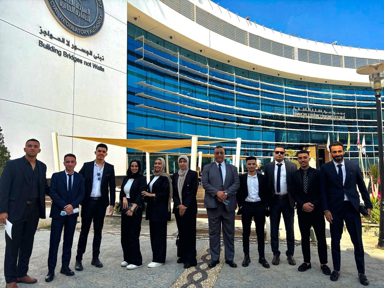 FB IMG 1757522205990 تجارة عين شمس طلاب جامعة الصالحية الجديدة يتعرفون عن قرب على أنشطة الرقابة المالية موقع في الجامعة