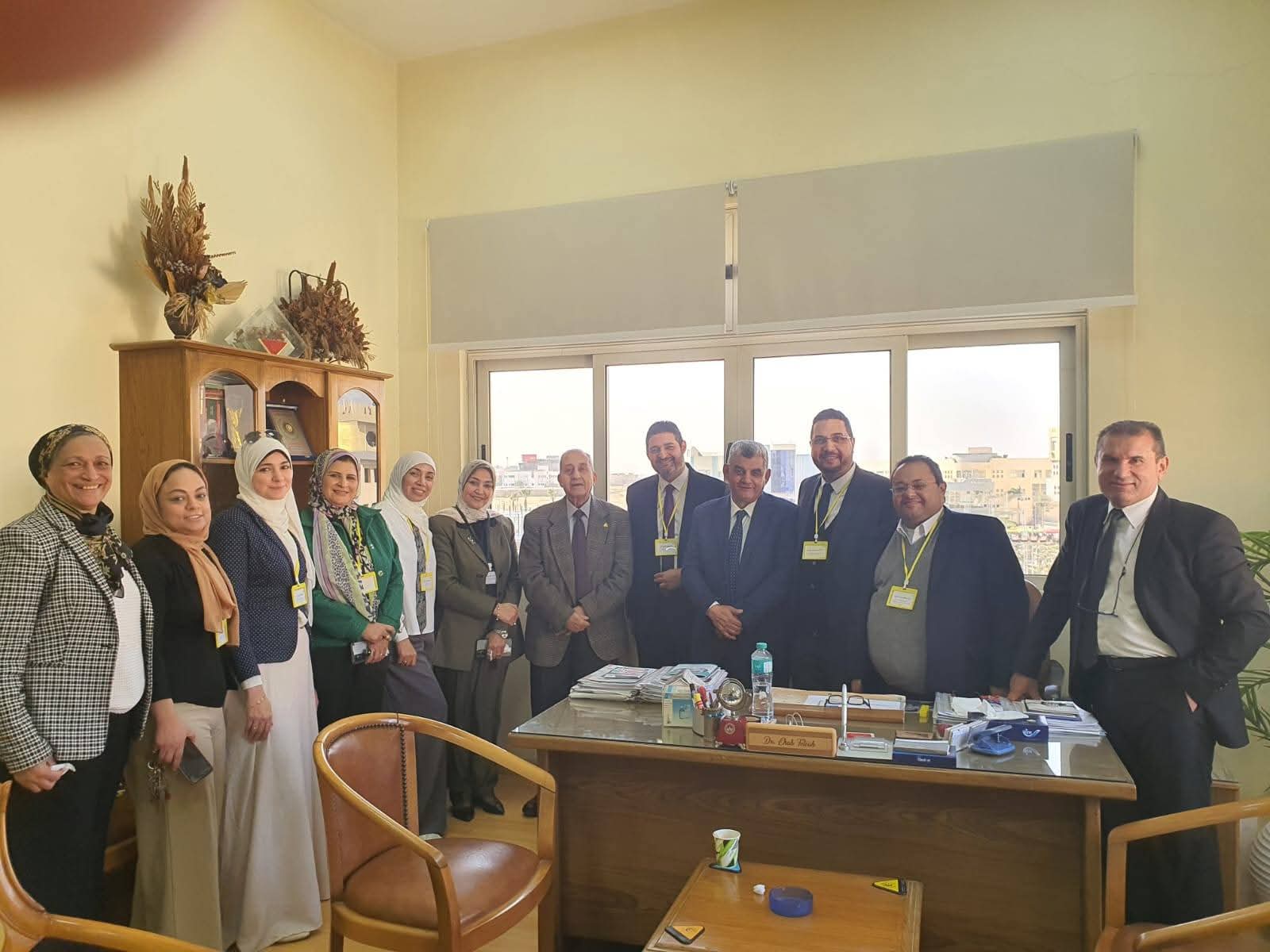 FB IMG 1758824113760 اعتماد تجديد اعتماد كلية الصيدلة بالجامعة المصرية الروسية من ضمان الجودة موقع في الجامعة