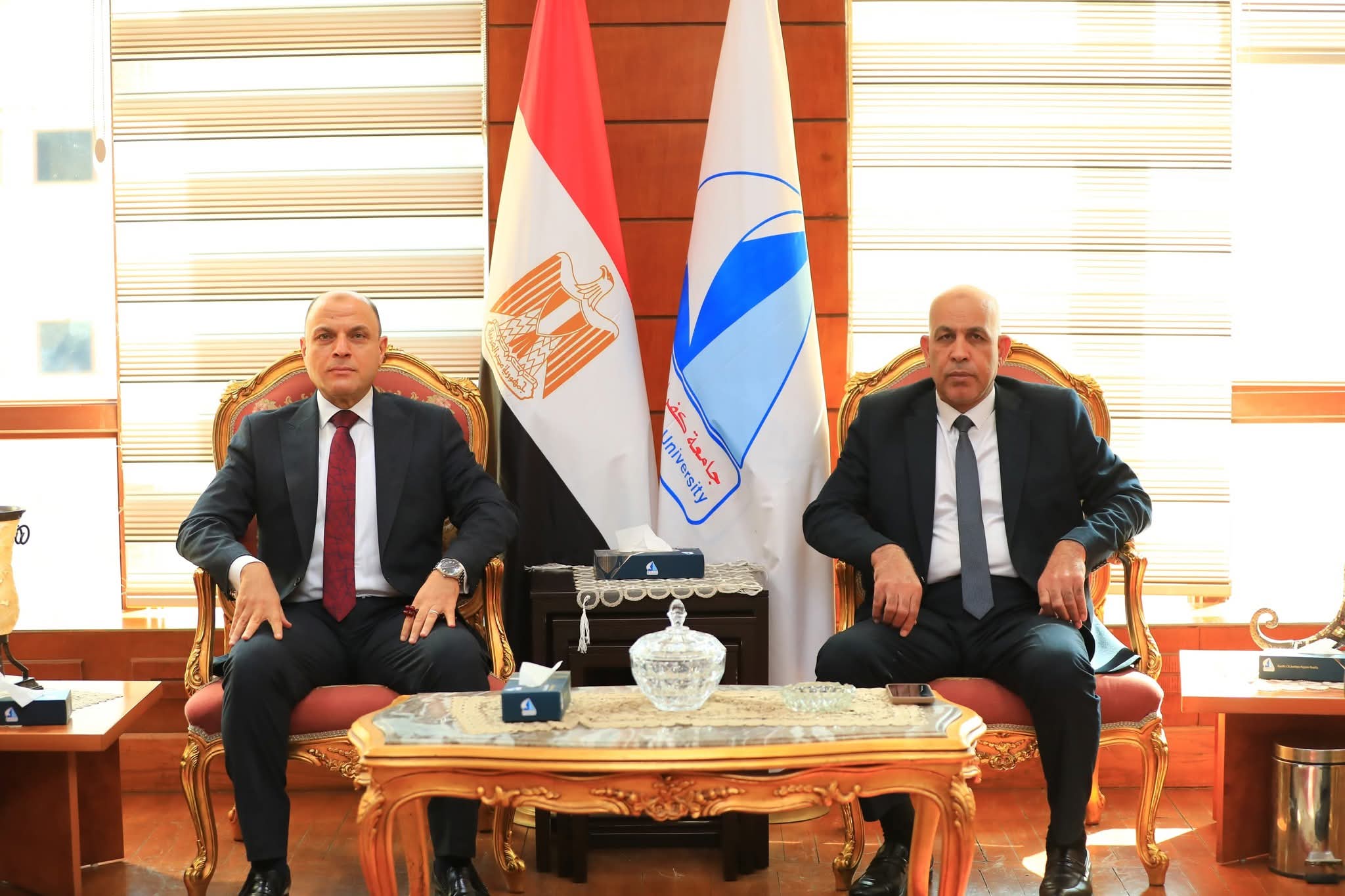 FB IMG 1759144645965 جامعة كفر الشيخ رئيس جامعة كفر الشيخ: انتظام الدراسة من اليوم الأول.. ودعم متواصل للبحث العلمي موقع في الجامعة