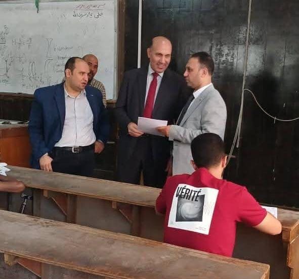 IMG 20250901 WA0000 جامعة نائب رئيس جامعة الزقازيق يتفقد سير الاختبارات التكميلية بكلية العلوم موقع في الجامعة