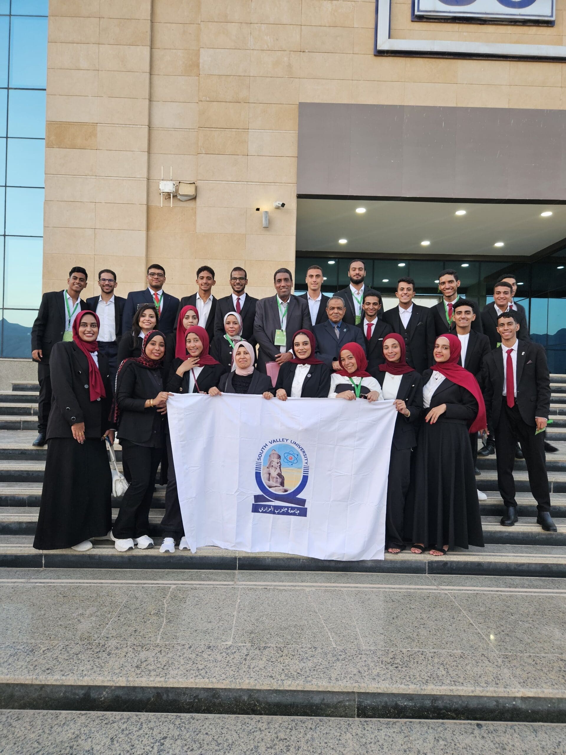 IMG 20250906 WA0008 scaled جامعة جامعة جنوب الوادي تتألق بإنجازات مشرفة في ملتقى الأنشطة الطلابية بجامعة الجلالة موقع في الجامعة