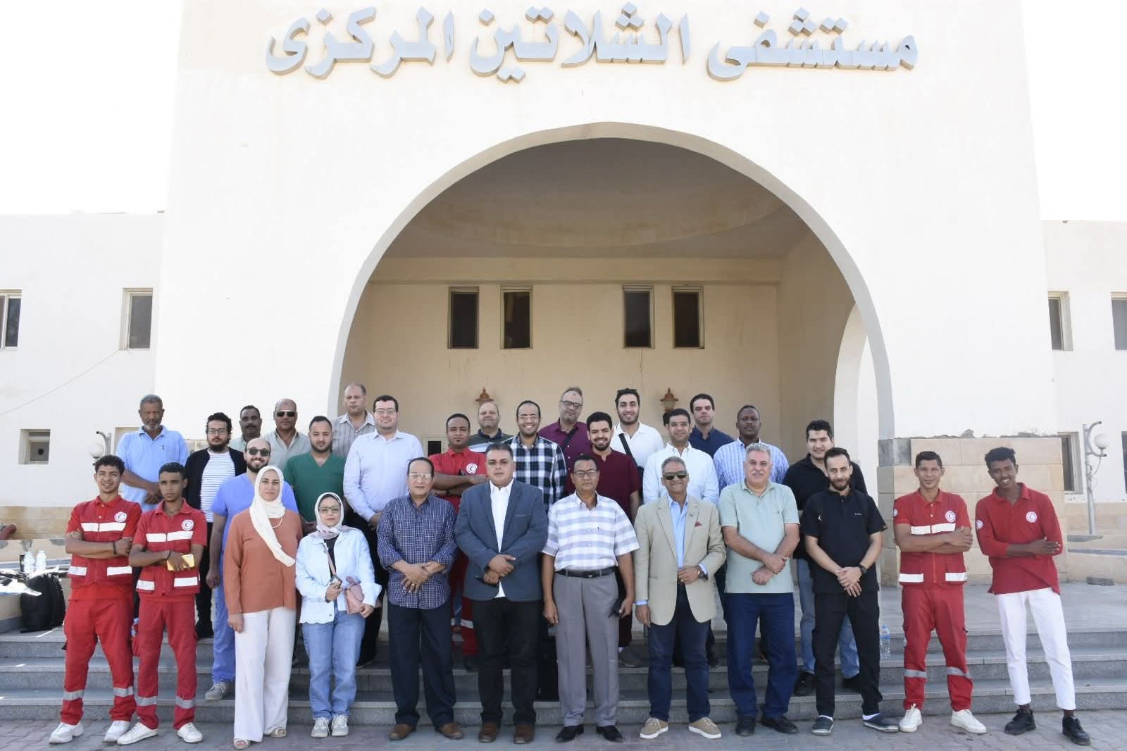 FB IMG 1760373480995 جامعة عين شمس جامعة عين شمس تواصل عطائها.. قافلة تنموية شاملة تصل إلى شلاتين وأبو رماد وحلايب موقع في الجامعة