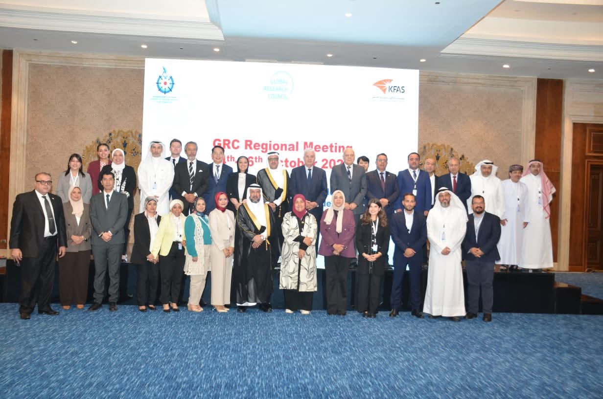FB IMG 1760776553659 جامعة حلوان أكاديمية البحث العلمي والتكنولوجيا تستضيف الاجتماع الإقليمي لمجلس البحوث العالمي (GRC) لبحث مستقبل الابتكار موقع في الجامعة