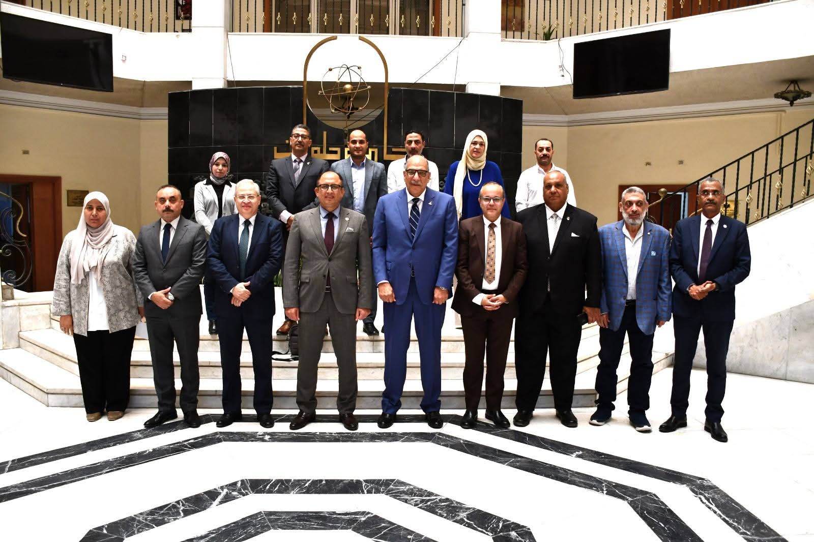 FB IMG 1761234160712 جامعة بنها بإمكانات رياضية متكاملة.. جامعة حلوان تستعد لإطلاق أكبر محاكاة للألعاب الأفريقية الجامعية 2026 موقع في الجامعة