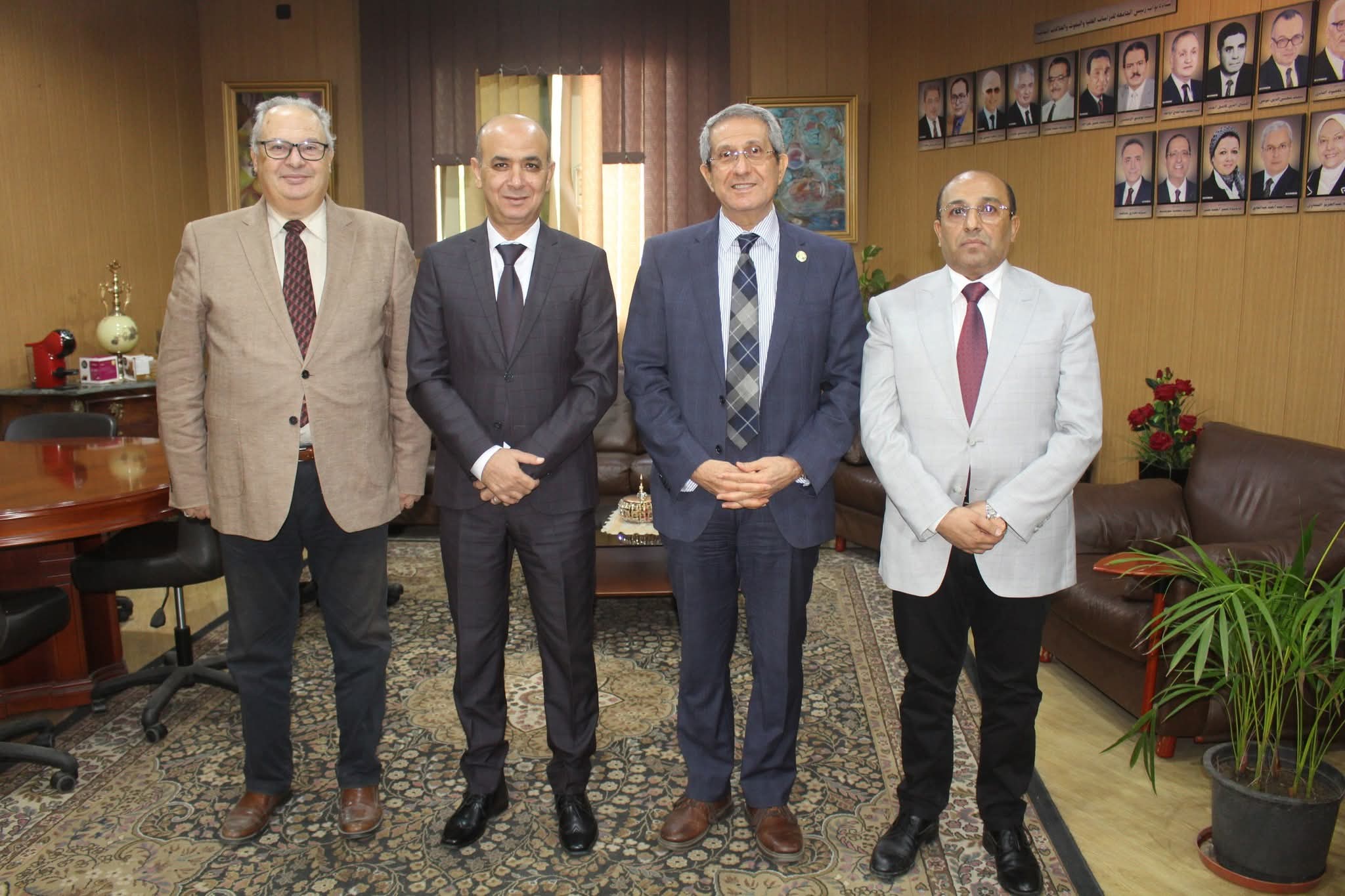 FB IMG 1761407438627 جامعة المنصورة وفد المجلس العربي للاختصاصات الصحية يزور جامعة المنصورة لتجديد اعتماد برامج كلية الطب موقع في الجامعة