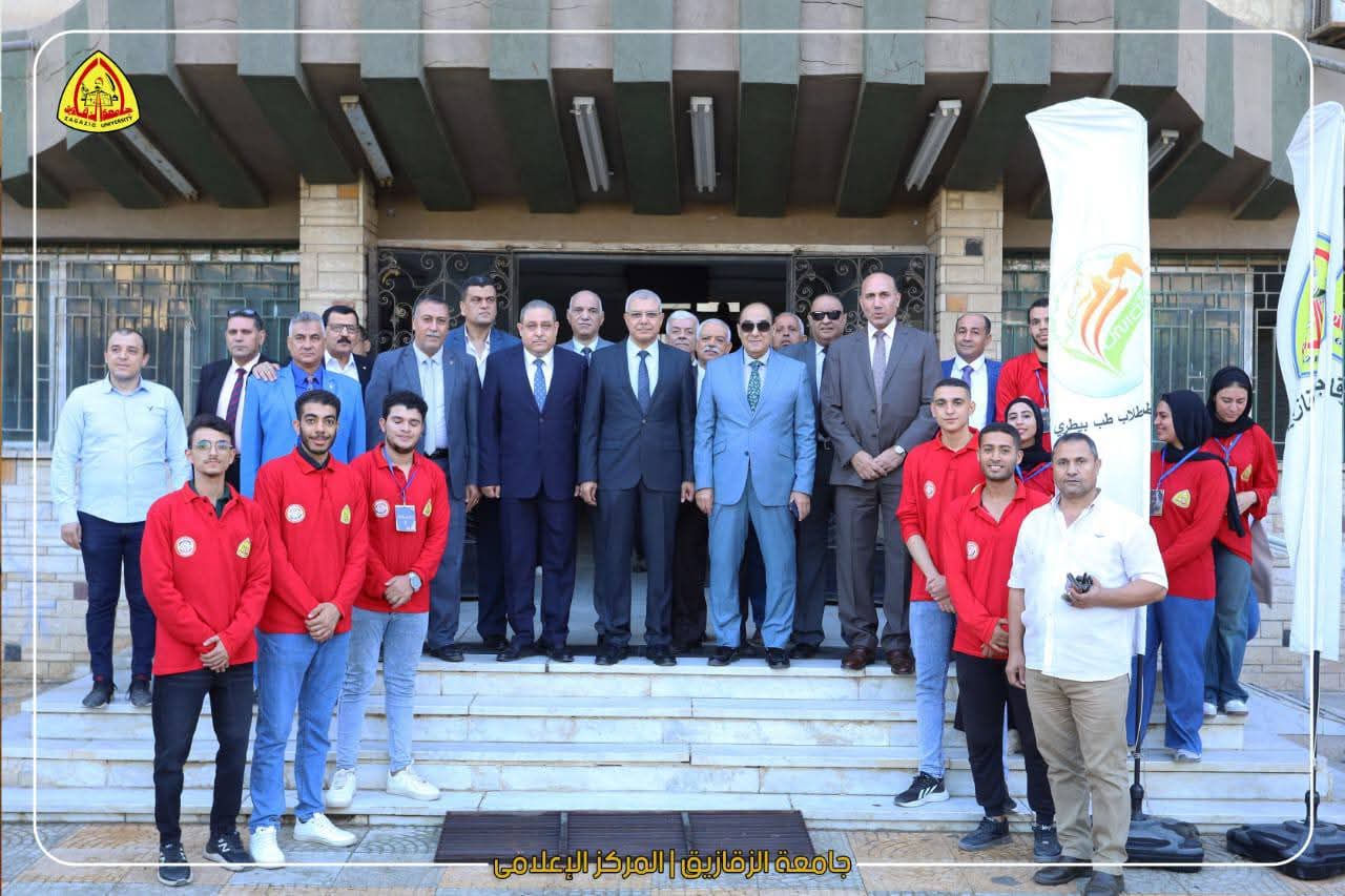 FB IMG 1761590603004 جامعة قناة السويس رئيس جامعة الزقازيق يفتتح قاعات ومعامل مطوّرة بكلية الطب البيطري بتكلفة تتجاوز 2 مليون جنيه موقع في الجامعة