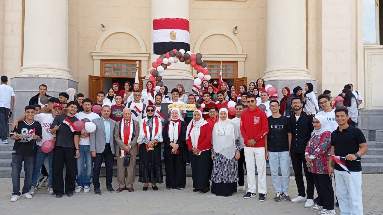 FB IMG 1761631369353 جامعة القاهرة جامعة القاهرة الأهلية تحيي ذكرى نصر أكتوبر بندوة “الأصالة والعراقة” موقع في الجامعة