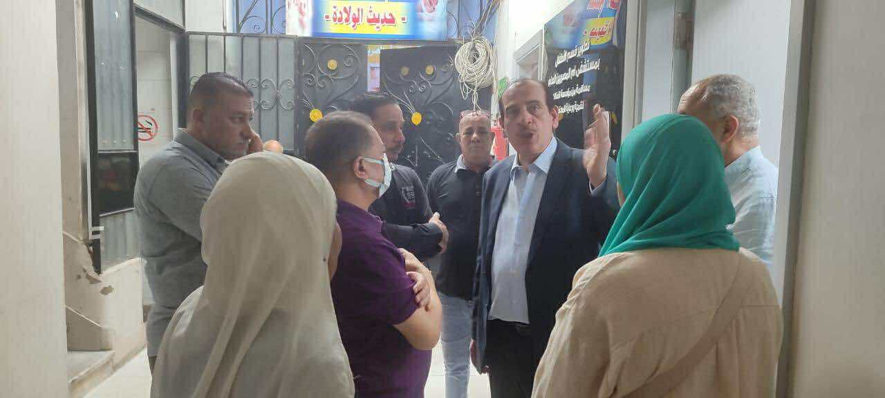 IMG 20251006 WA0058 مستشفى أم المصريين نائب وزير الصحة يستبعد موظف شباك التذاكر وينهي تعاقد شركة الأمن بمستشفى أم المصريين موقع في الجامعة